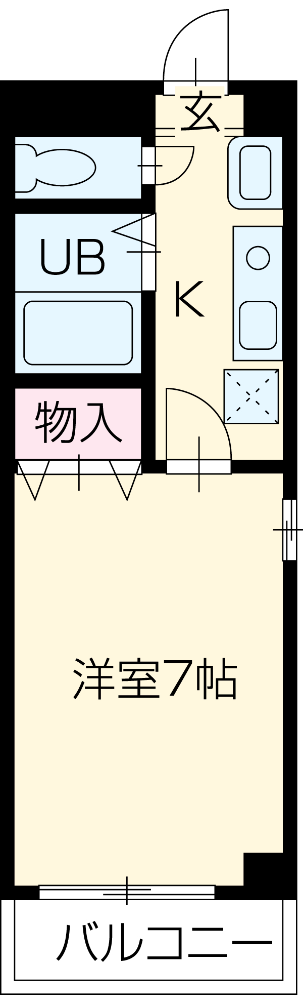 アスティオス港楽の間取り