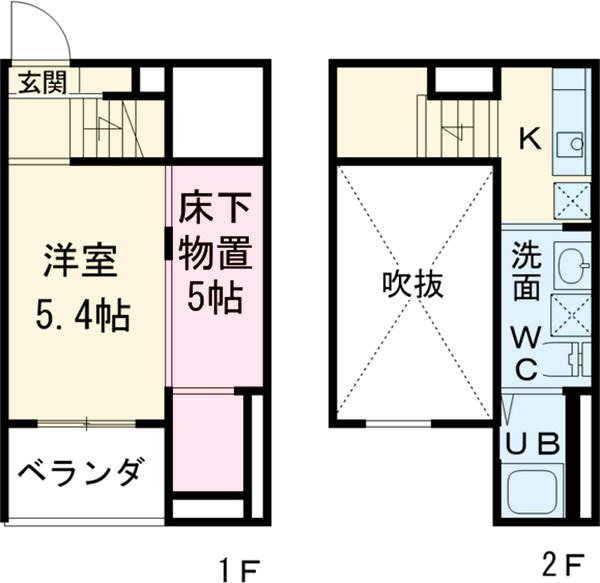 フェリス荒子の間取り