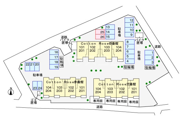 2/6 駐車場