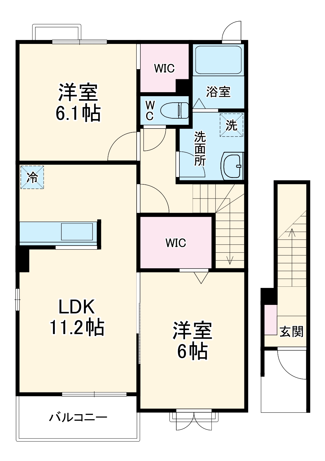 ジェンティルドンナの間取り