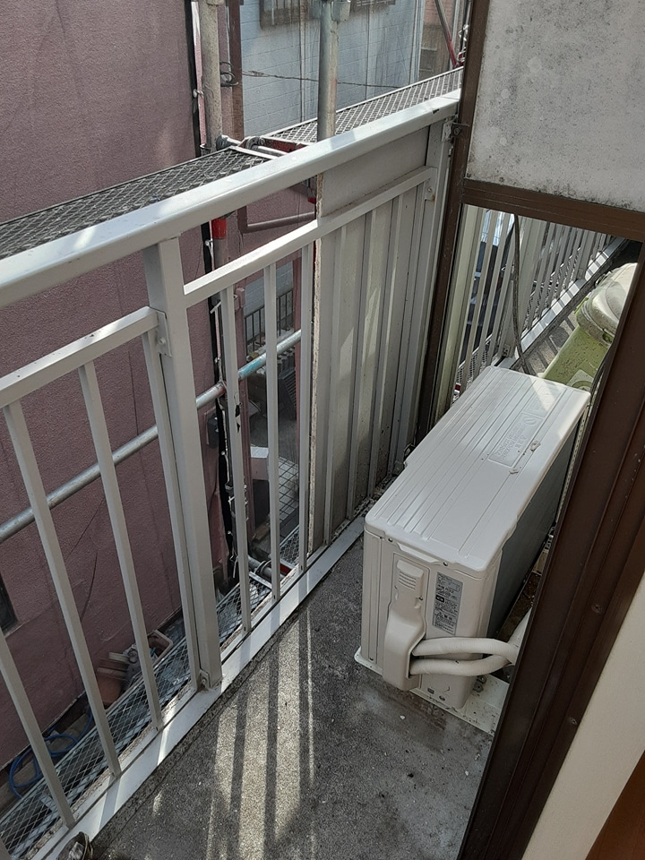 12/24 バルコニー