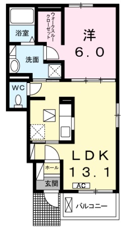 プラムパルデⅡの間取り