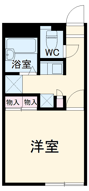 レオパレスサンウッドⅤの間取り