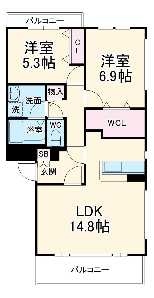 アレグリアの間取り