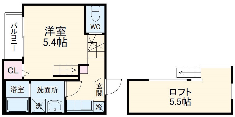 シエルクレアの間取り