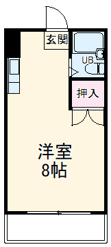 諏訪町第四ハイツの間取り