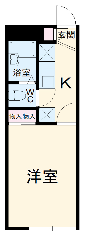 レオパレスシェル青葉の間取り