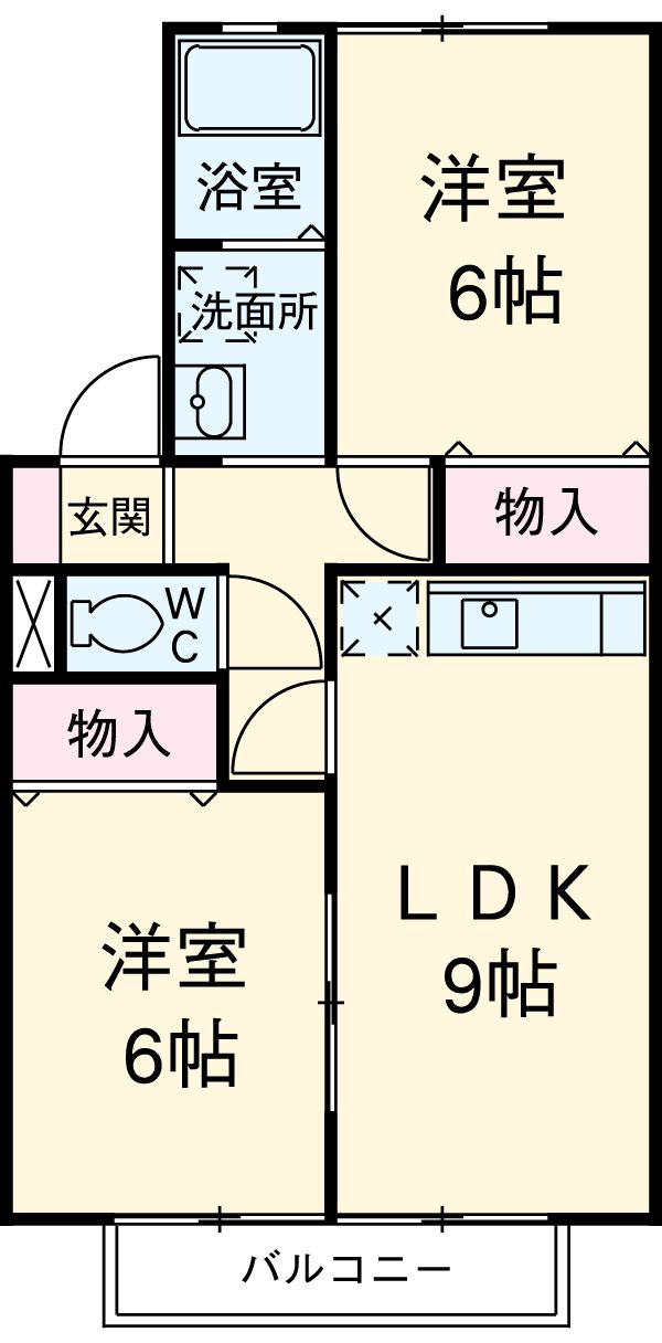アビタシオンの間取り
