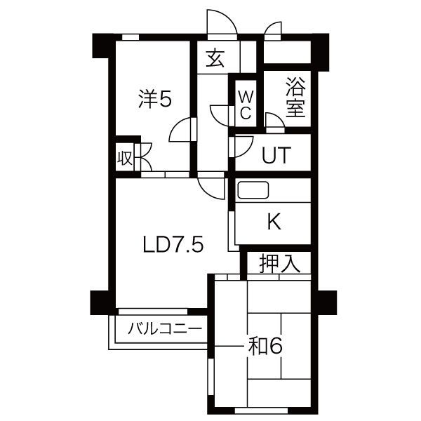 SRKビルディングⅡの間取り
