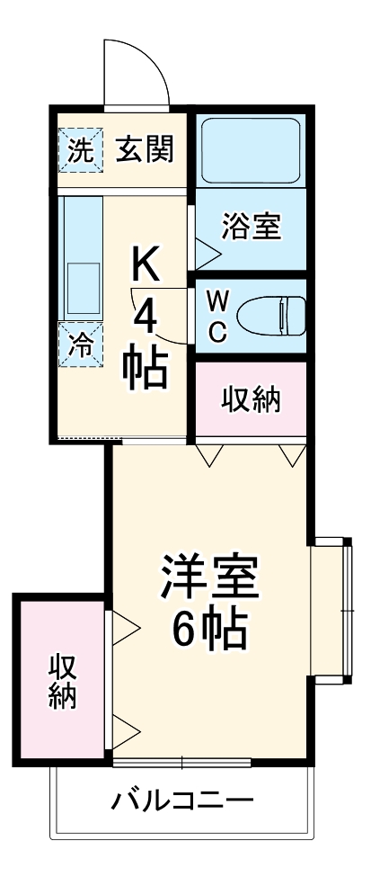 リヨン湘南の間取り