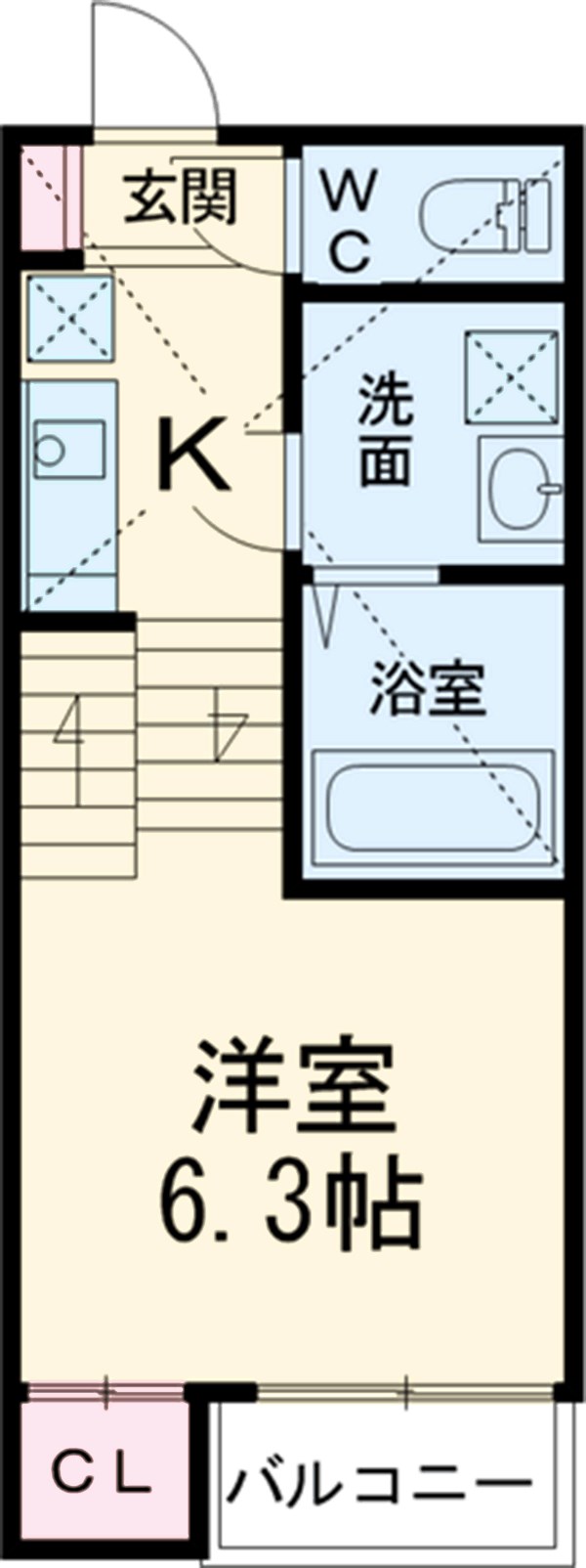 ハーモニーテラス十番Ⅱの間取り