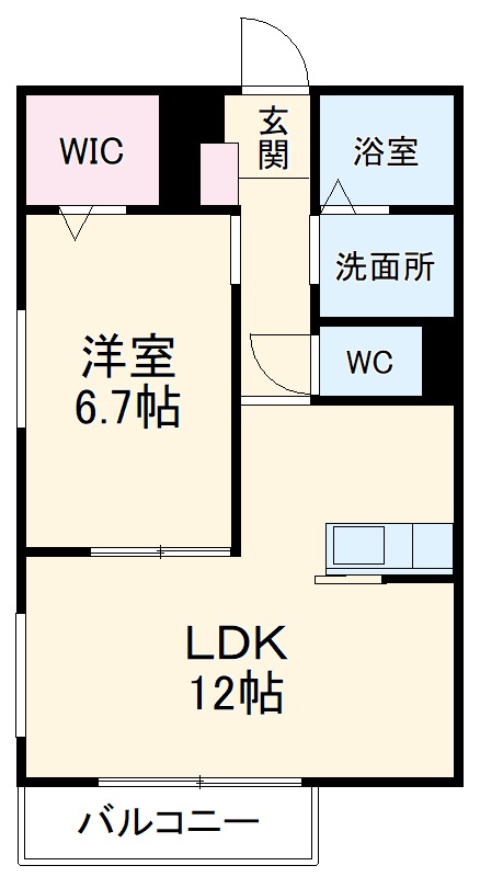 グリュースの間取り