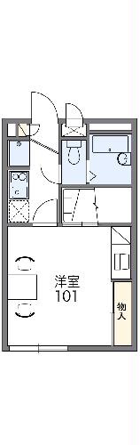 レオパレスパストラルの間取り