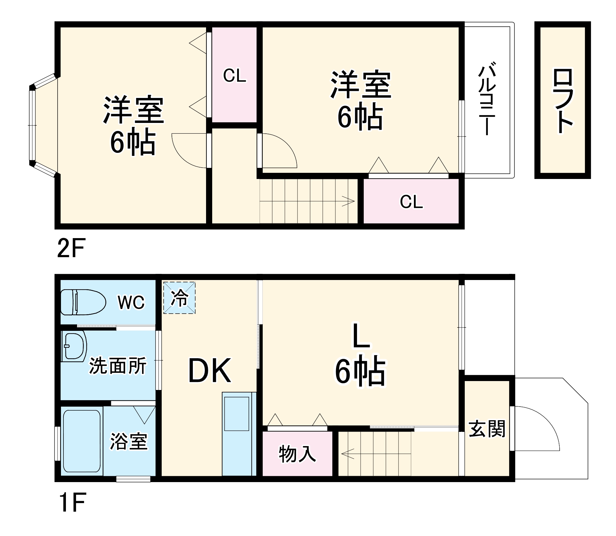 カサブランカの間取り