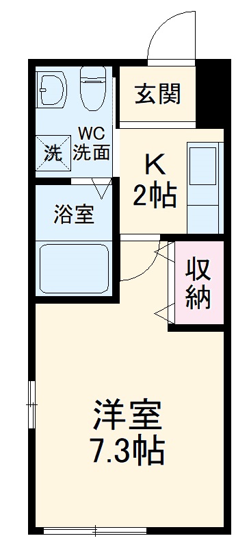 リブレア中部大学前の間取り