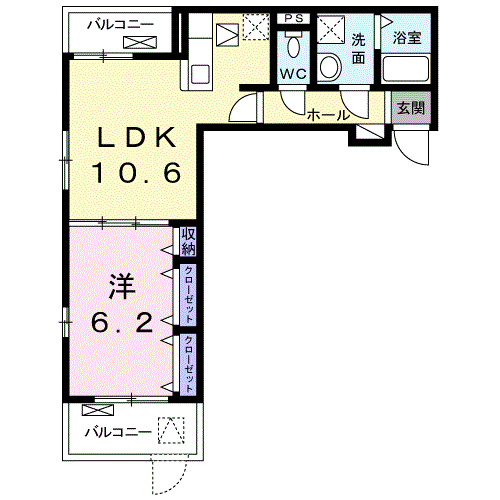 アイヴィ・ヒルズⅡの間取り