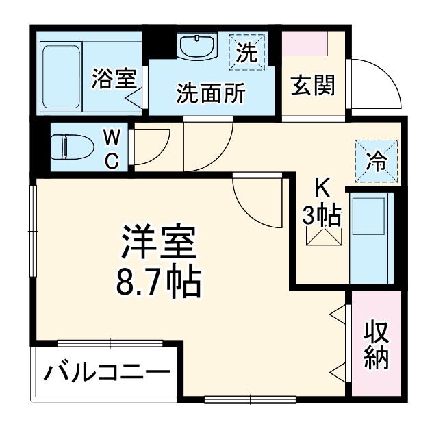 プラシード湘南台の間取り