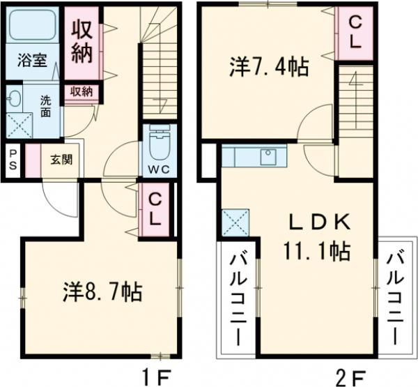 サウスクレストの間取り