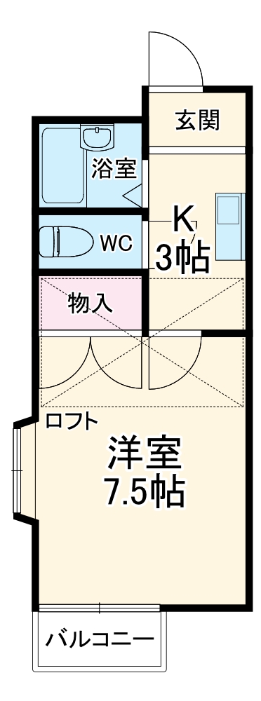 ブランドールＪの間取り