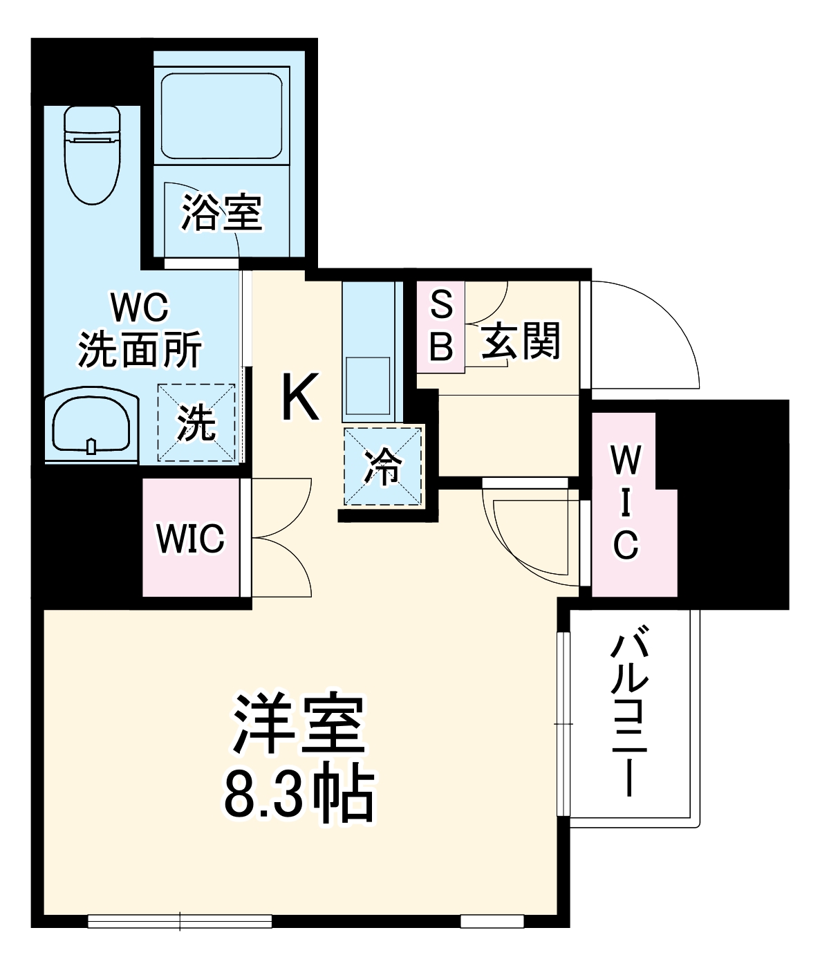 Comfortささしまライブの間取り