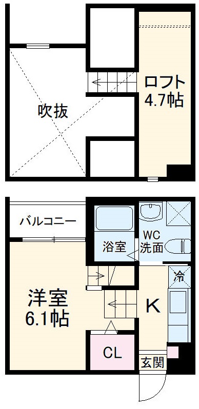 Amici馬手の間取り
