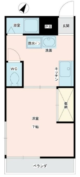 若葉ハイツの間取り