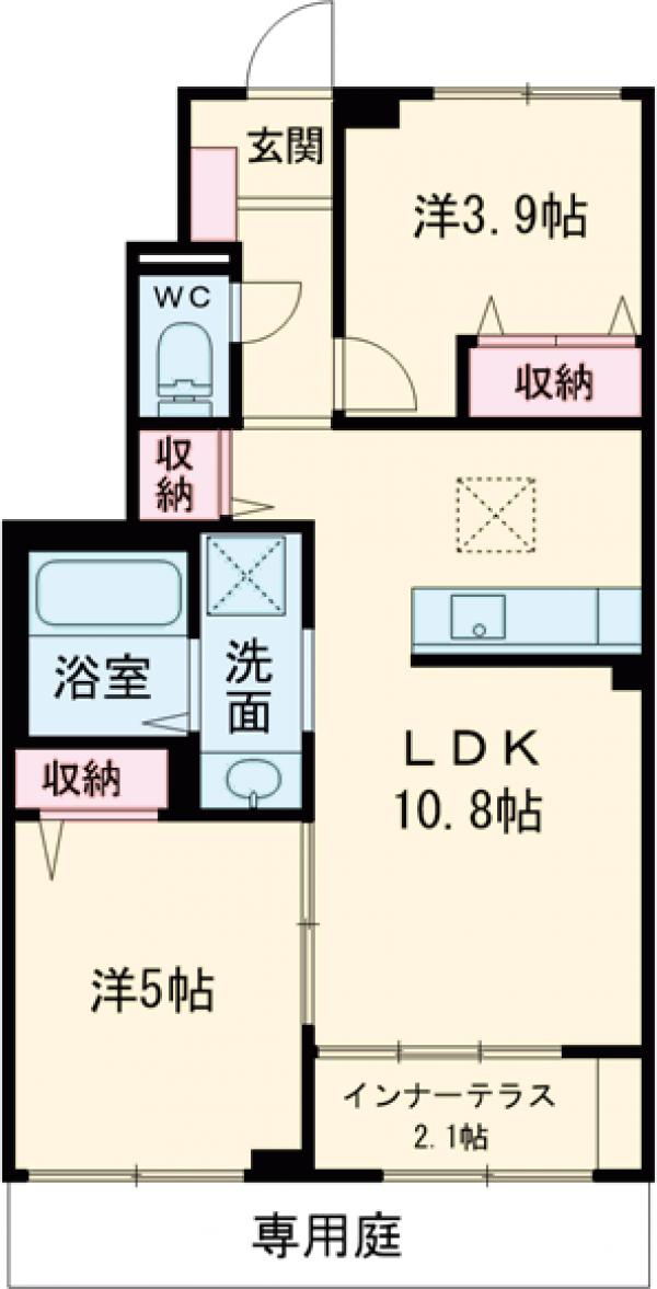 リバーウェルの間取り