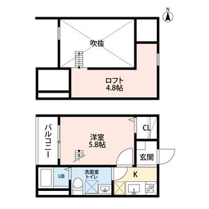 LIANGE栄生(リアンジュサコウ)の間取り