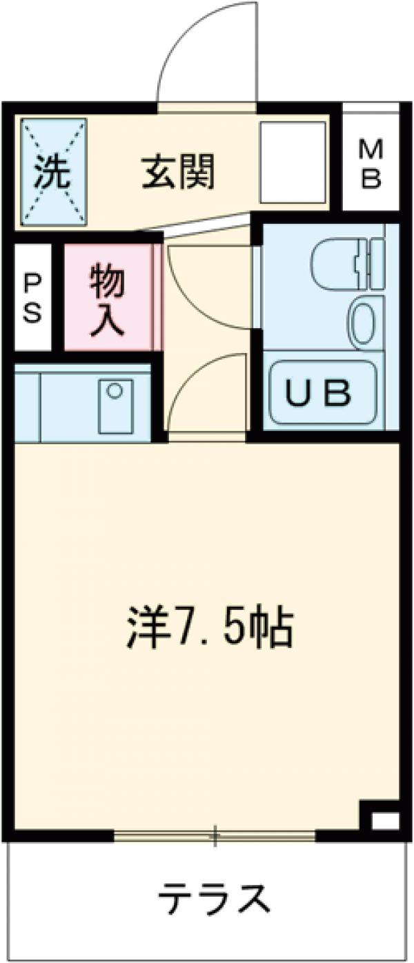 コスモリード駒沢大学の間取り