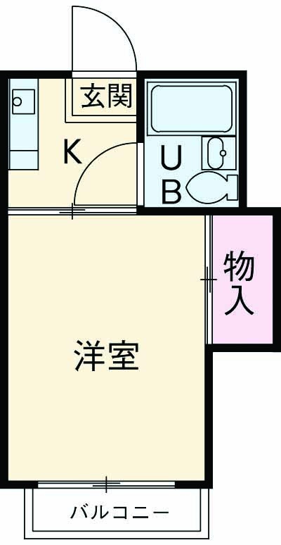 アルス東林間の間取り
