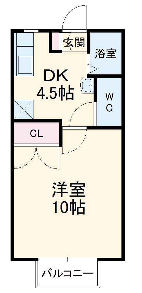 ドミール藤Ⅲの間取り