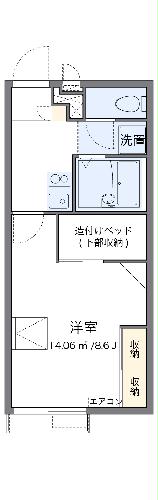 レオパレスU&Iの間取り