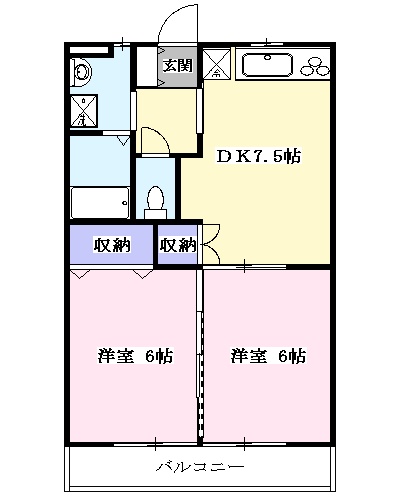 サン・エースⅡの間取り