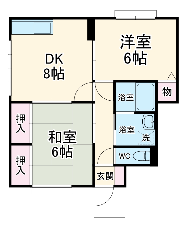 メルベーユの間取り