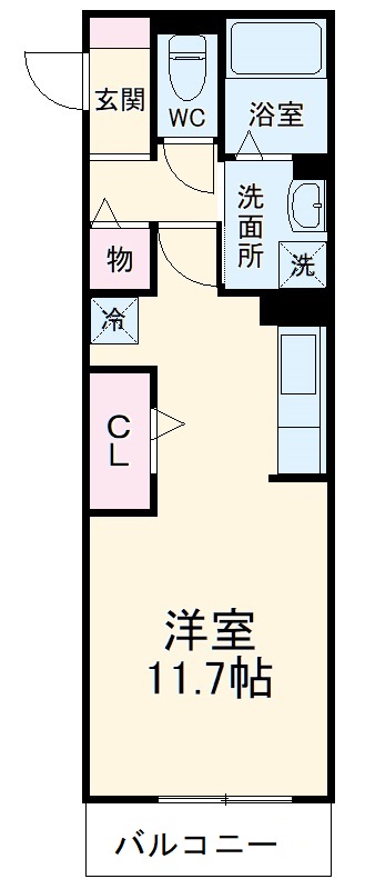 D-room松葉の間取り