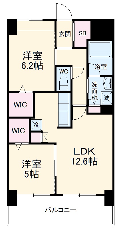 アーサー原の間取り