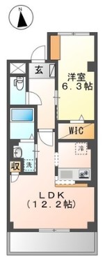 グランメゾン光が丘・203号室の間取り
