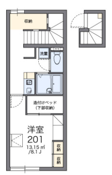 レオパレス中島の間取り