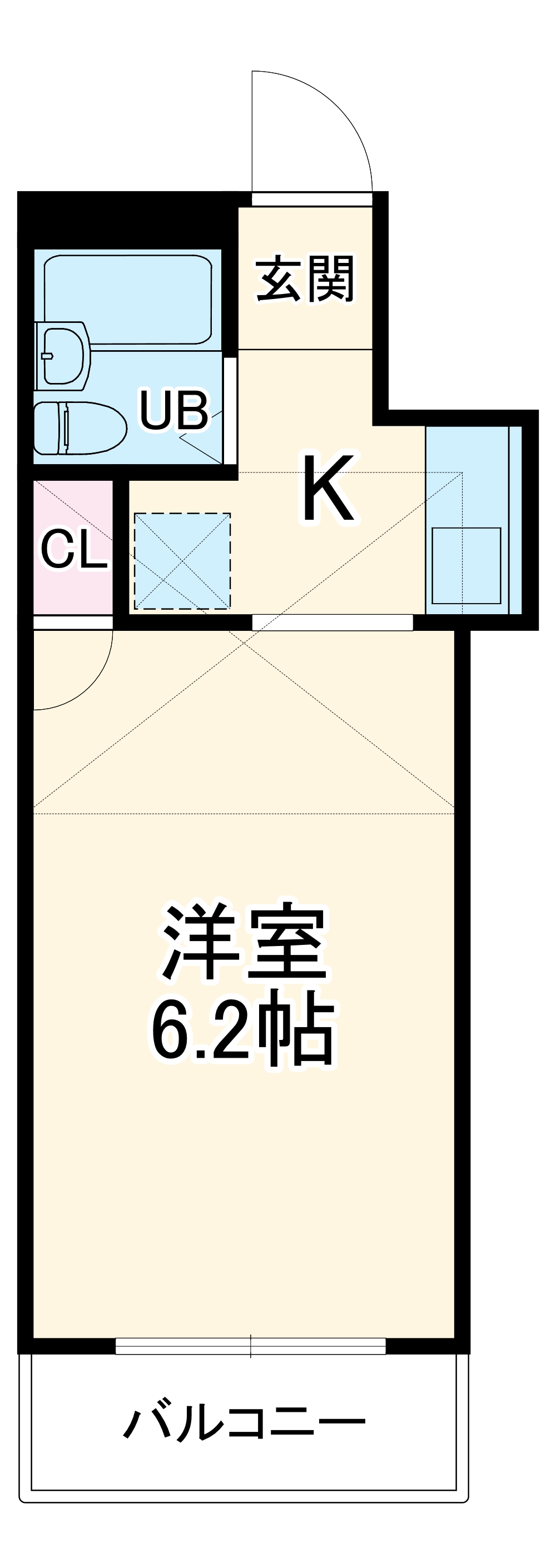 レオパレス茅ヶ崎第一の間取り