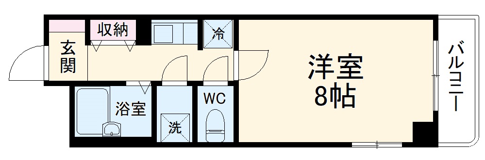 板倉ビルの間取り