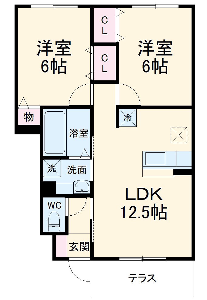 クラインベルクの間取り