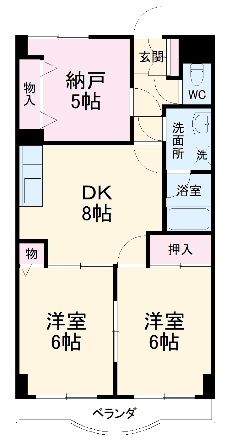 ドルチェ芦屋の間取り