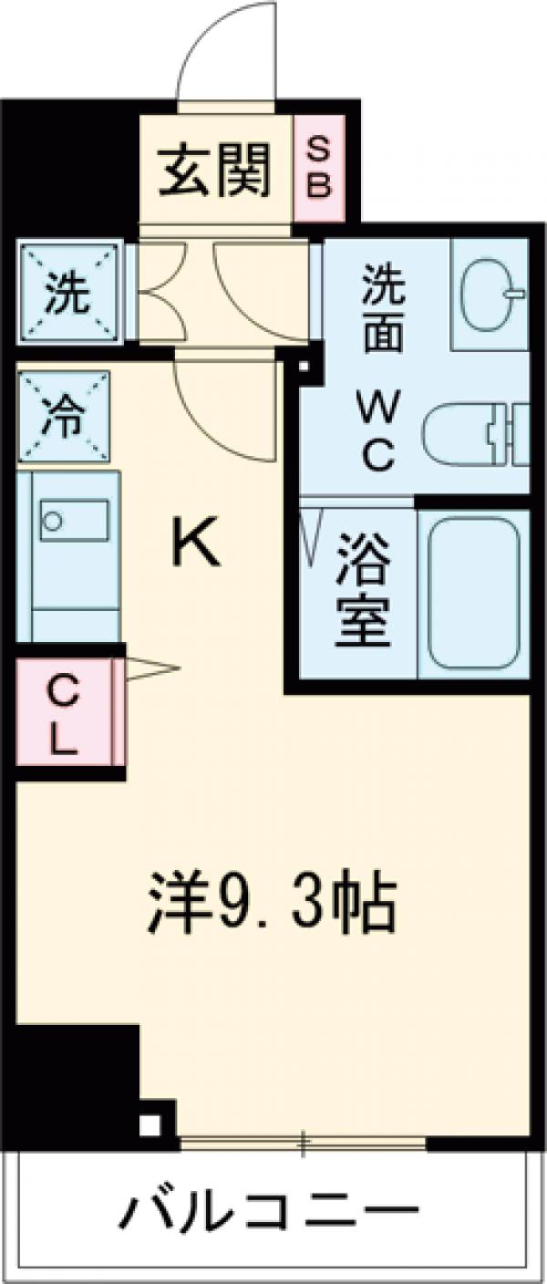 CITY SPIRE三ノ輪Ⅱの間取り