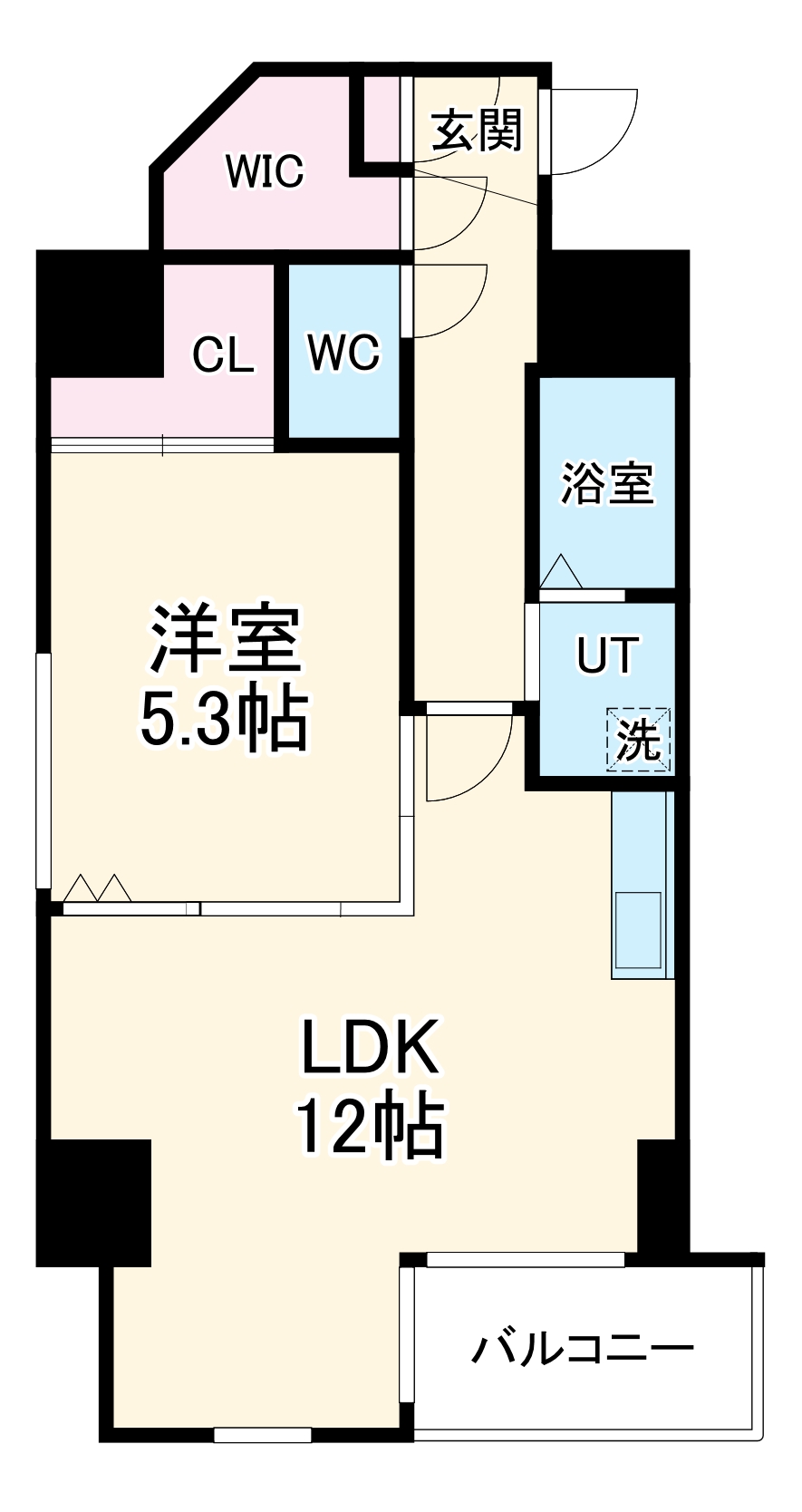ロア金山の間取り