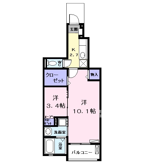 エターナル Ⅰの間取り