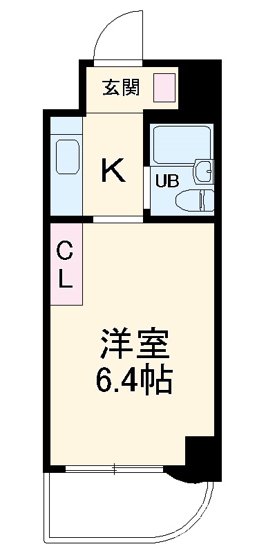 シャンブル72の間取り