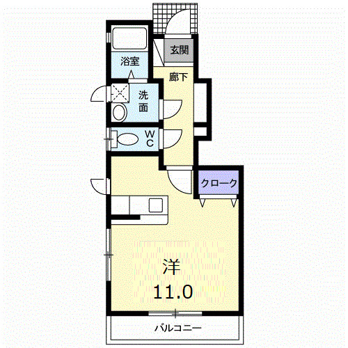 スレーヌBの間取り