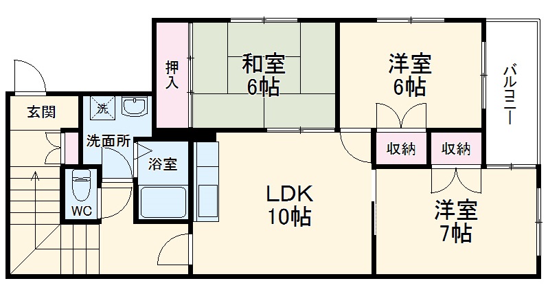 メゾン清風荘の間取り