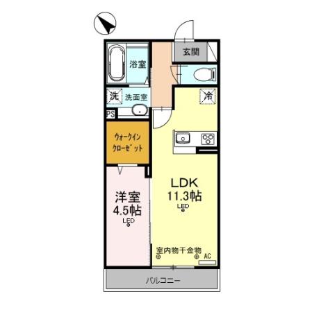 ラルゴ・エスポワール IIの間取り