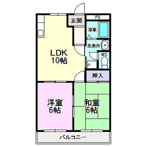コットンハウスⅠの間取り